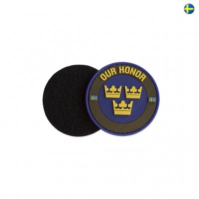 3D PVC Swedish Patch Our Honor - Army Green