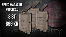 SPEED MAGAZINE POUCH 2.0. 3 PACK